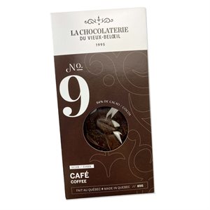 Tablette de chocolat noir #9 – Café