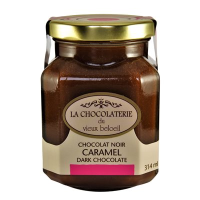 Caramel au chocolat noir - La Chocolaterie du Vieux Beloeil 314ml