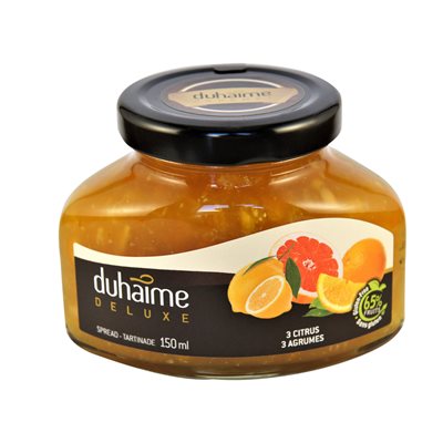 Duhaime Gourmet Deluxe 3 Citrus Spread 150ml